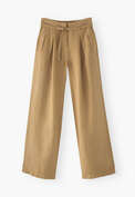 Wide-leg trousers, Camel, webstill