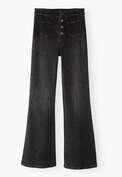 Flared jeans, Black, webstill
