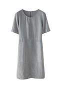 Shift dress, Stone blue, webstill