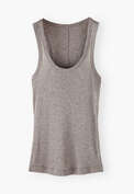Scoop-neck vest, Grey blush, webstill