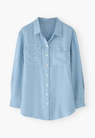 Relaxed shirt, Sky blue, webstill