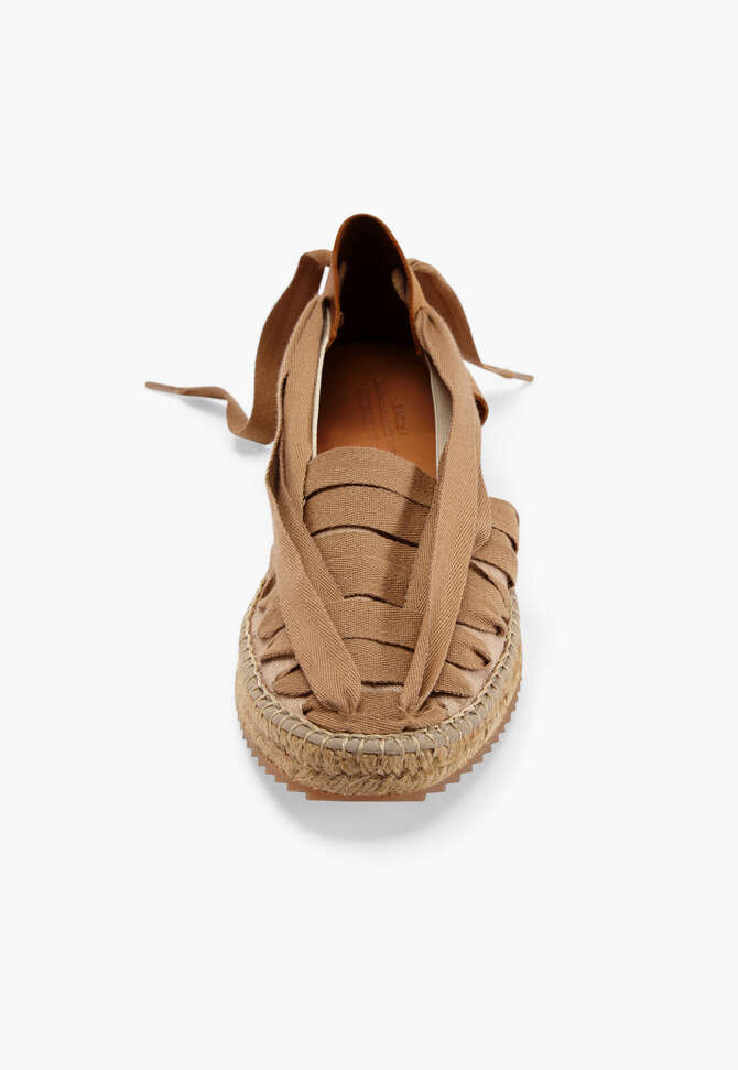 Braided toe espadrilles, Sand, completeTheLook