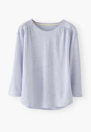 Round-neck jersey top, Lilac, webstill