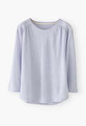 Round-neck jersey top, Lilac, webstill