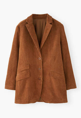 Oversized blazer, Rust, webstill
