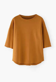 Loopback T-shirt, Golden honey, webstill