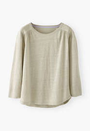 Round-neck jersey top, Soft mint, webstill