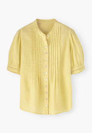 Short-sleeved shirt, Soft lemon, webstill