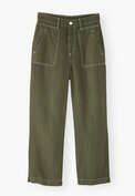 Cropped trousers, Moss, webstill