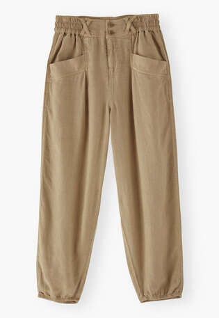 Balloon trousers, Pale khaki, webstill