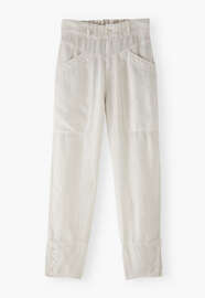 Cropped trousers, Ivory, webstill