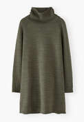 Knitted dress, Khaki grey, webstill