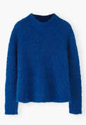 Round-neck sweater, Deep cobalt, webstill