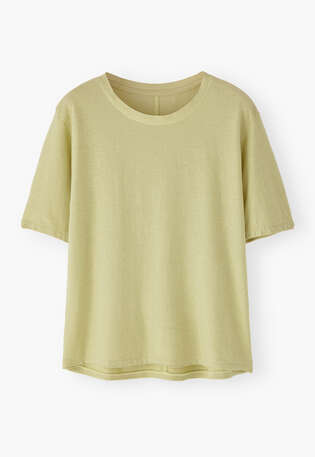 Boxy T-shirt, Soft pistachio, webstill