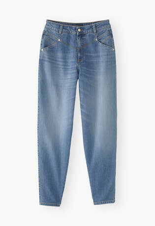 Relaxed tapered jeans, Authentic wash, webstill