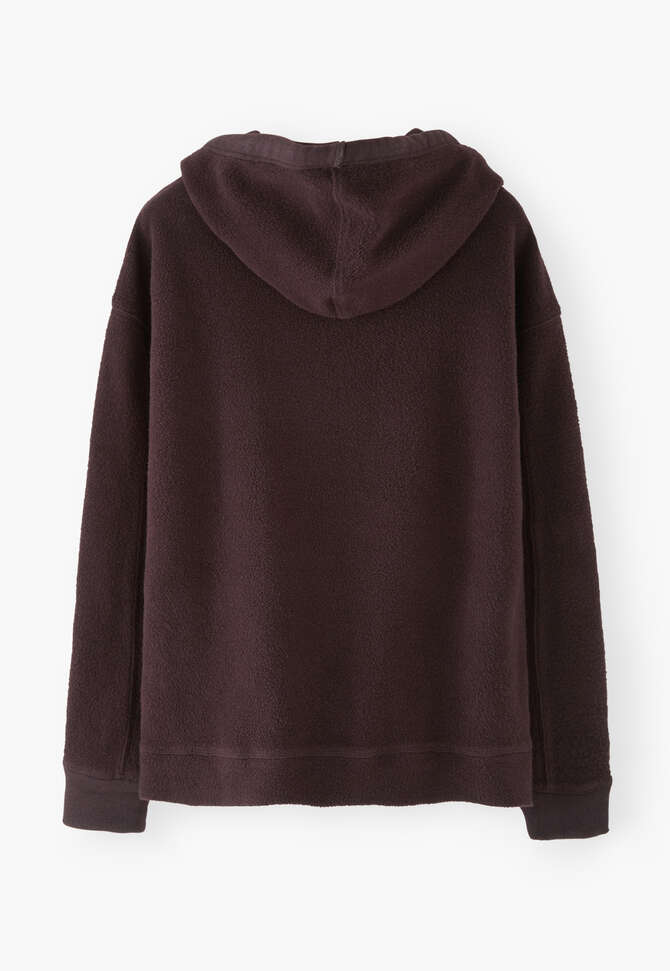 Fleece hoodie, Espresso, completeTheLook