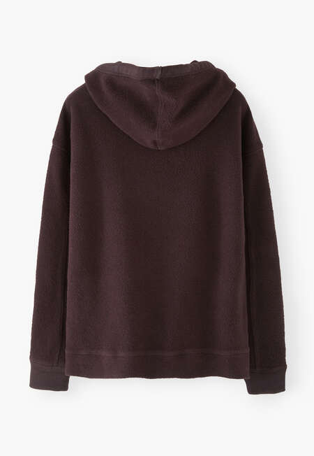 Fleece hoodie, Espresso, completeTheLook