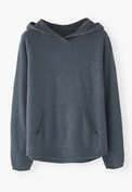 Relaxed hoodie, Gunmetal, webstill