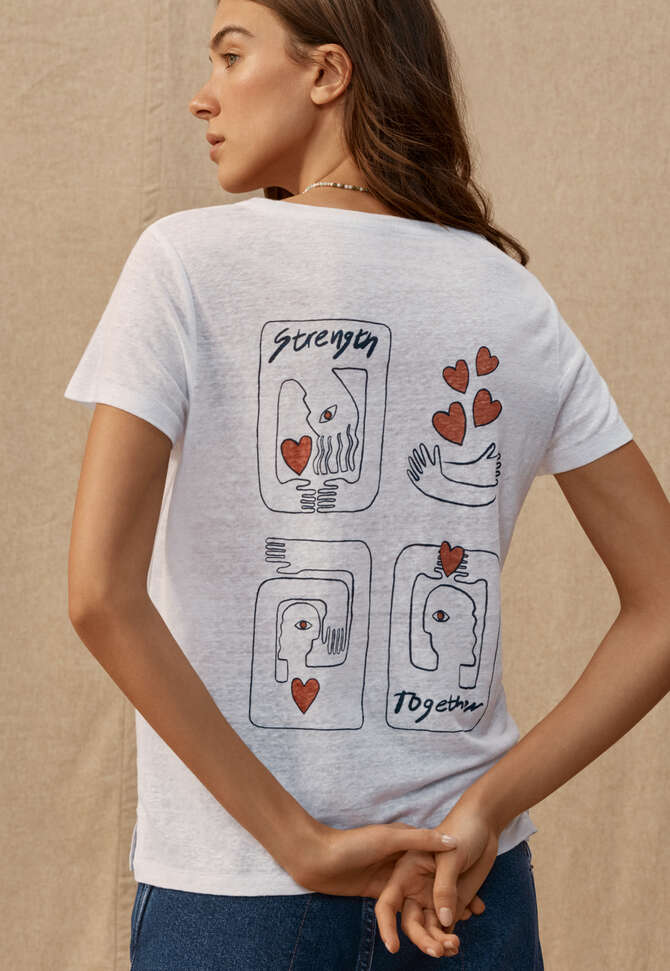 International Women's Day T-shirt, White, completeTheLook