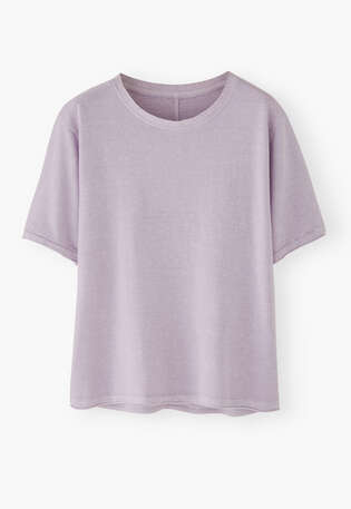 Boxy T-shirt, Lilac mist, webstill