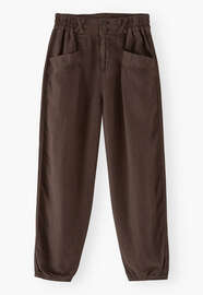 Balloon trousers, Dark chocolate, webstill