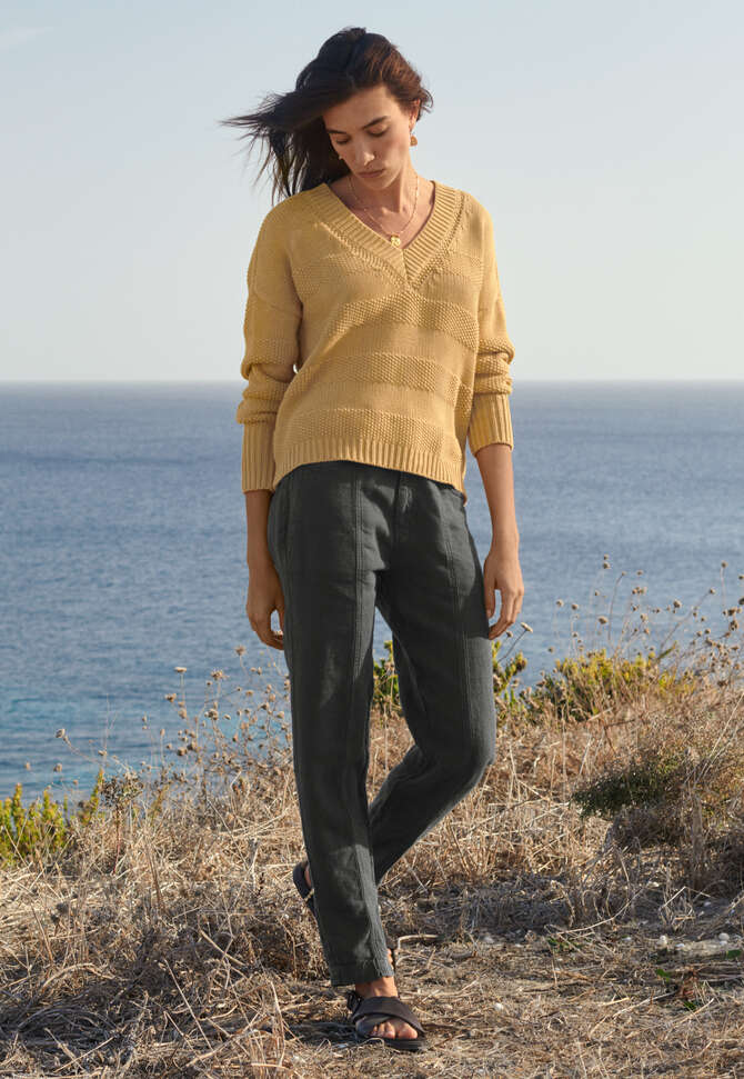 Tapered trousers, Slate, completeTheLook