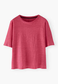 Boxy T-shirt, Cerise, webstill