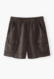 Utility shorts, Dark chocolate, webstill