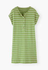 Striped jersey dress, Apple, webstill
