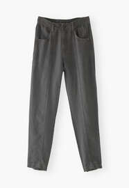 Tapered trousers, Slate, webstill