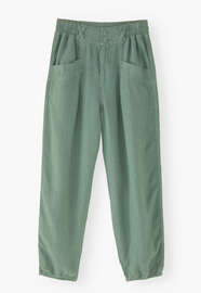 Balloon trousers, Soft jade, webstill