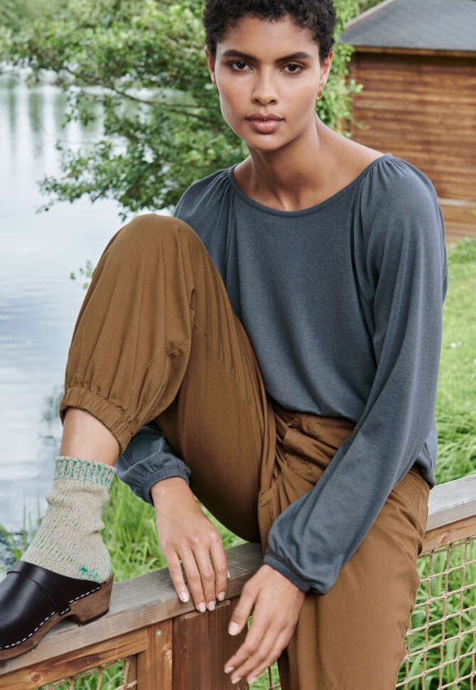 Fleck socks, Oatmeal fern, completeTheLook