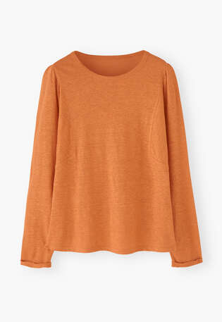 Long-sleeve top, Apricot sun, webstill