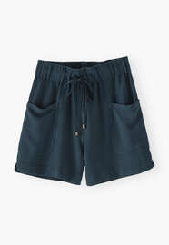 Jersey shorts, Deep petrol, webstill