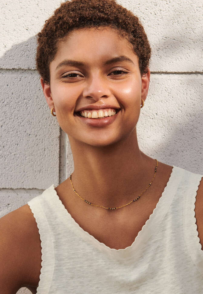 Fine necklace, Gold, completeTheLook