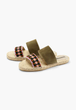 Double-strap espadrilles, Multi and beige, webstill