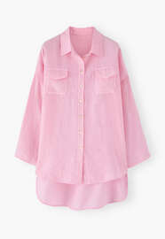 Oversized shirt, Pastel pink, webstill