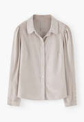 Button-through blouse, Pale mink, webstill