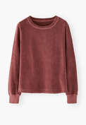 Velour top, Grape, webstill