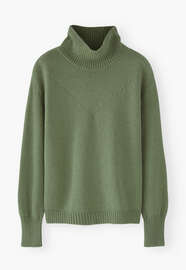 High-neck sweater, Fern, webstill