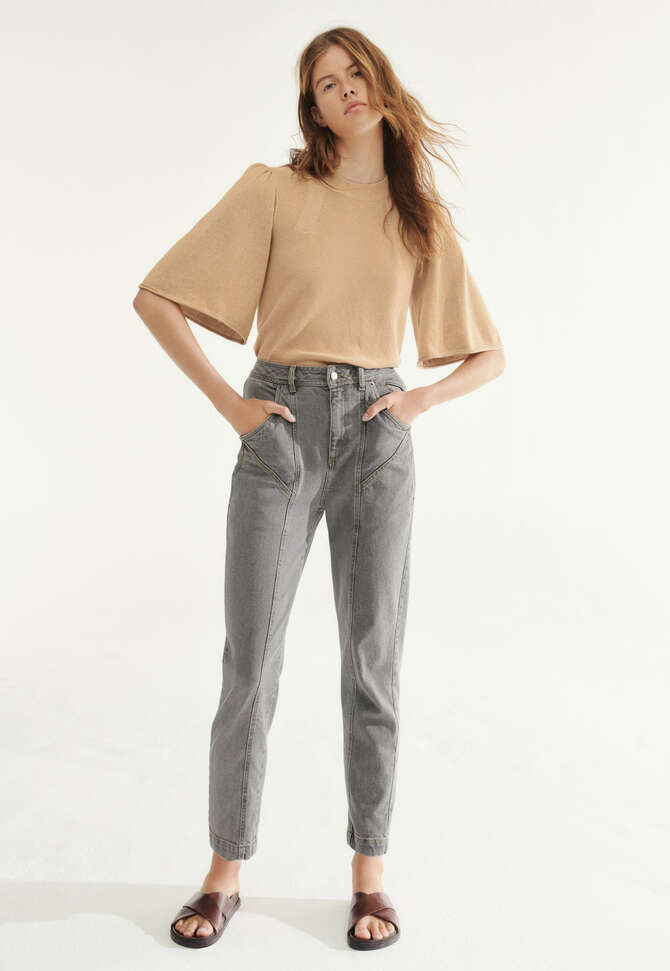 Wide-sleeve sweater, Buttercream, completeTheLook