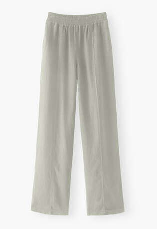 Relaxed trousers, Grey sage, webstill