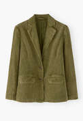 Cord blazer, Olive green, webstill
