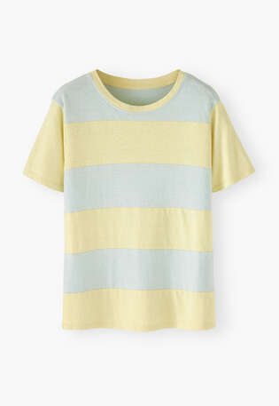 Striped T-shirt, Blue butterscotch, webstill