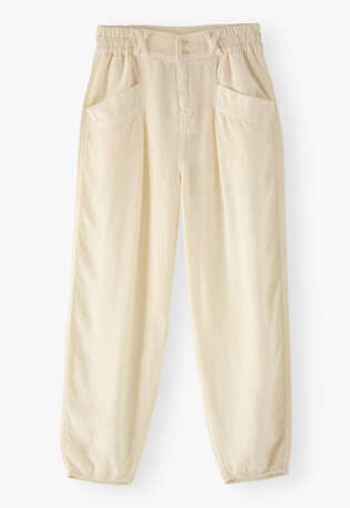 Balloon trousers, Ecru, webstill