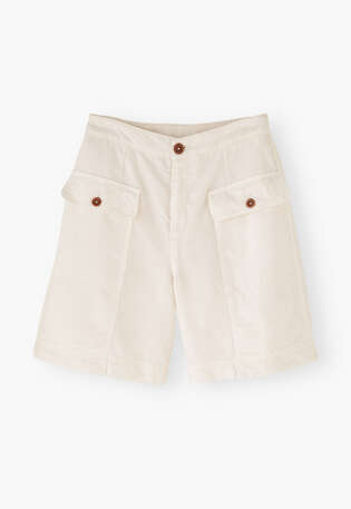 Safari shorts, Ivory, webstill