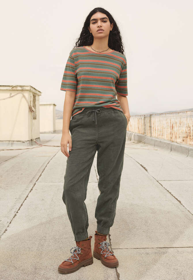 Cord jogger, Dusty khaki, completeTheLook
