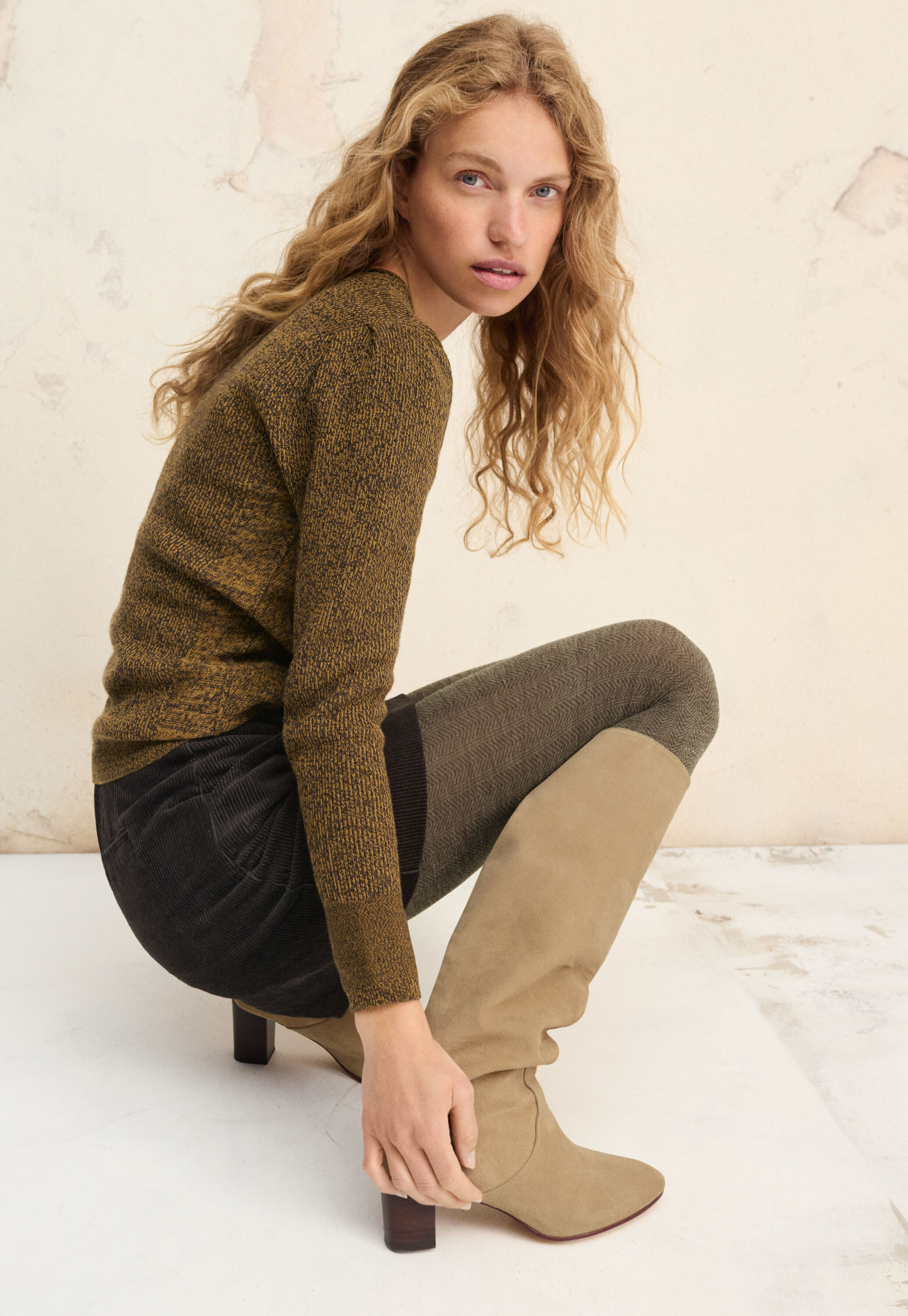 Flecked sweater