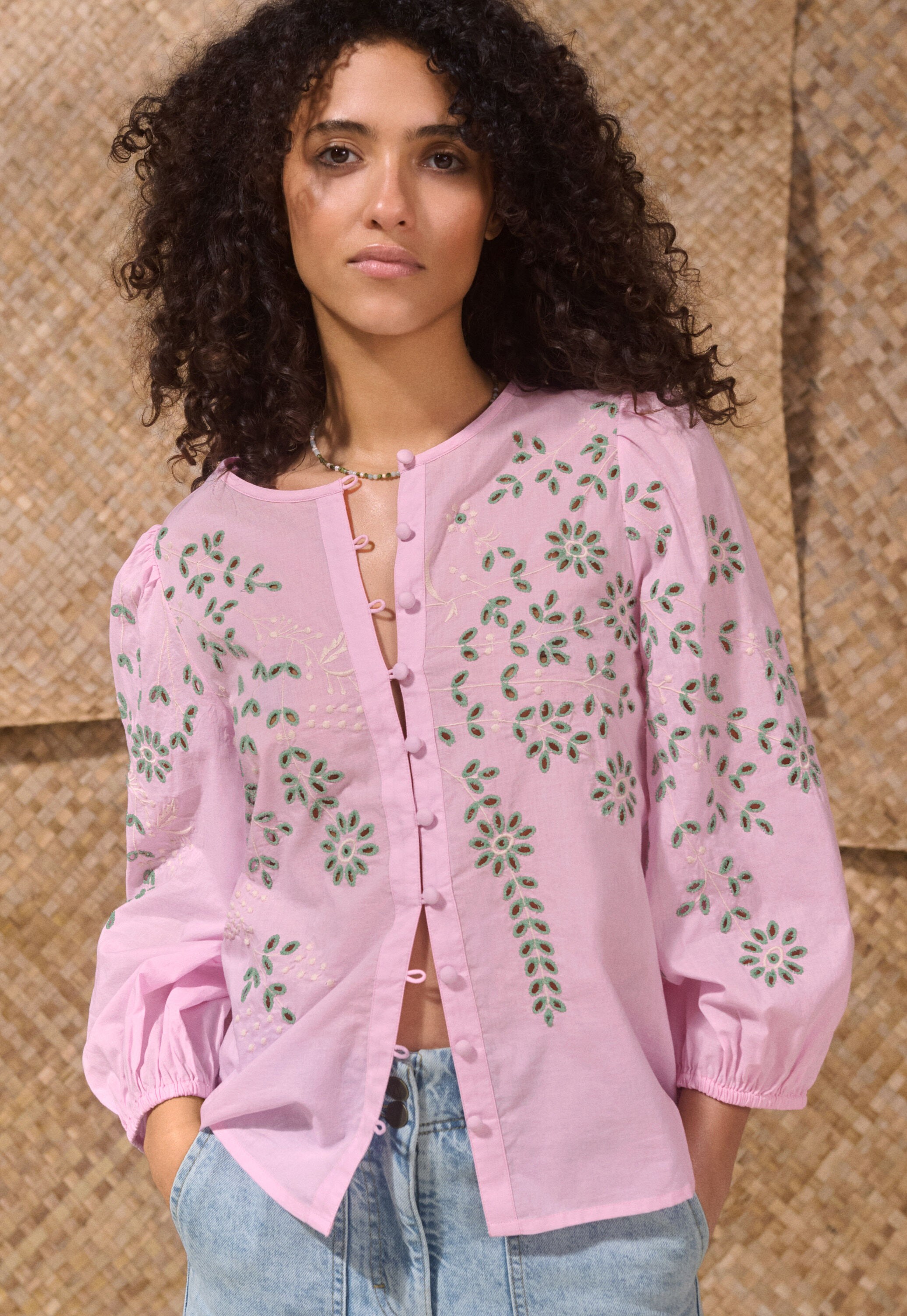 Embroidered blouse