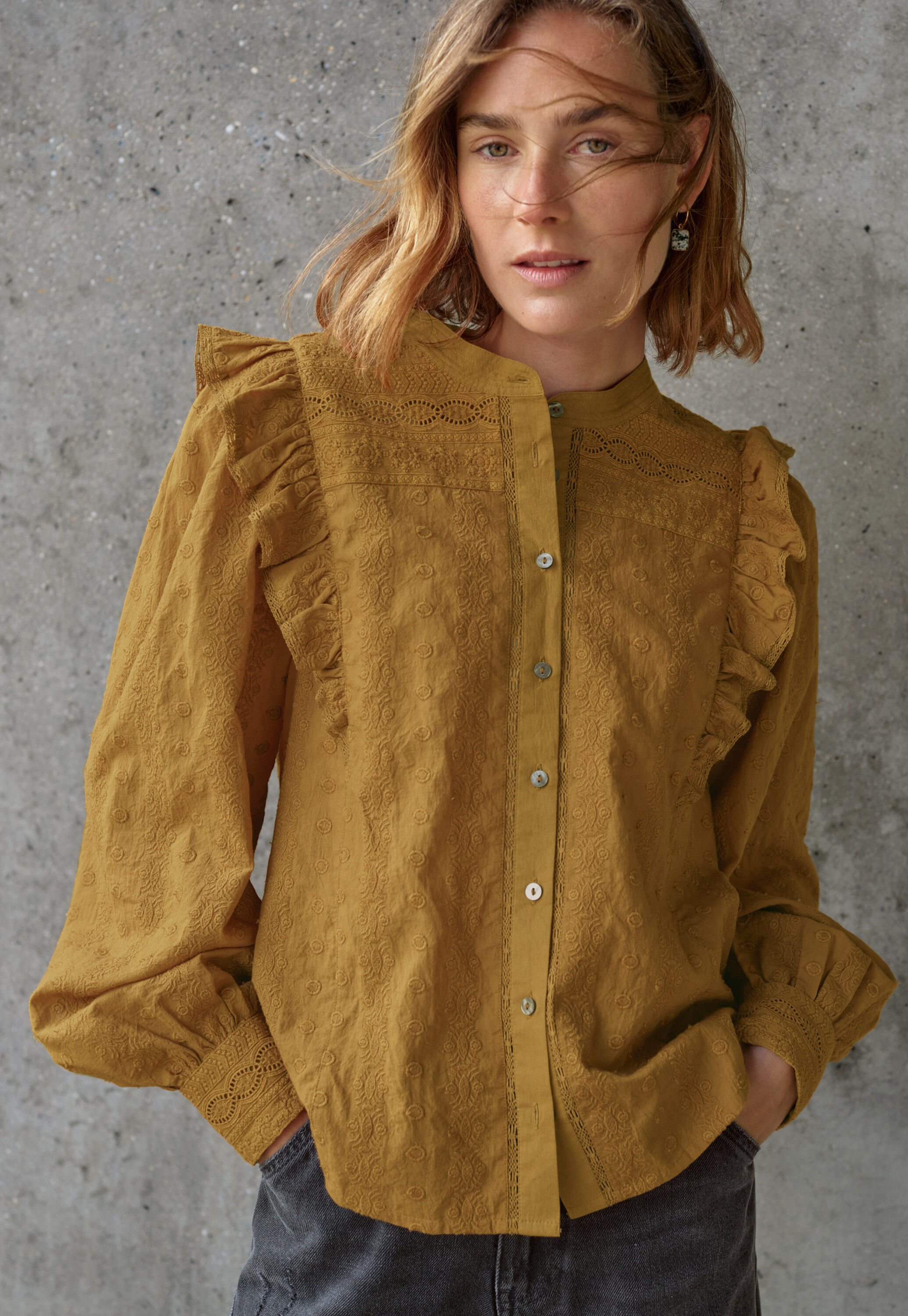 Embroidered blouse
